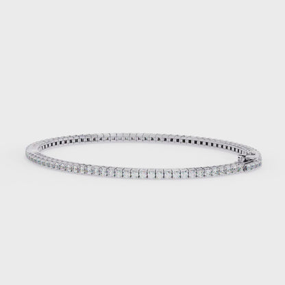 2.20 CT Classic Round Diamond Tennis Bracelet