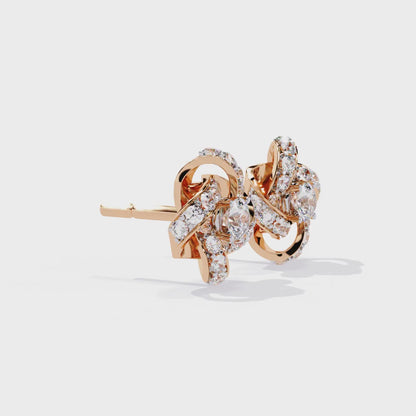 Rose Gold / Moissanite, Rose Gold / Lab Grown