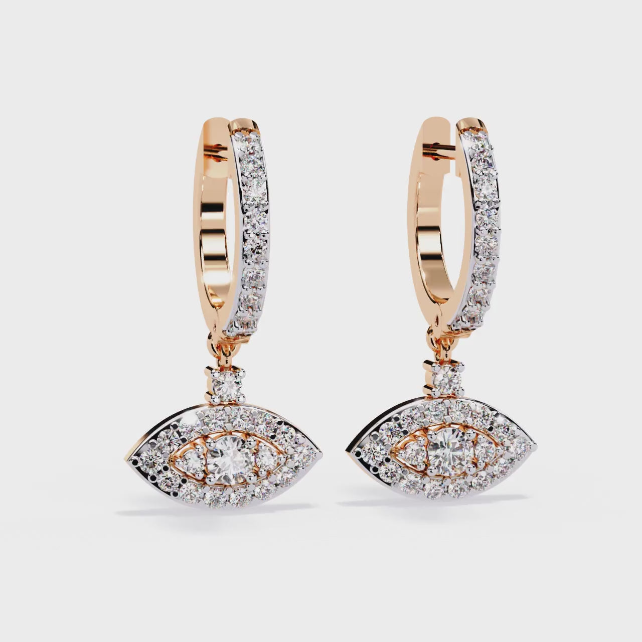 Rose Gold / Moissanite, Rose Gold / Lab Grown