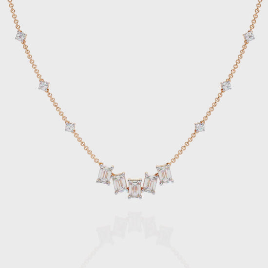Rose Gold / Moissanite, Rose Gold / Lab Grown
