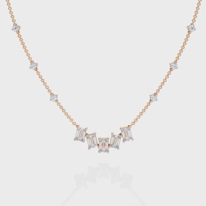 Rose Gold / Moissanite, Rose Gold / Lab Grown