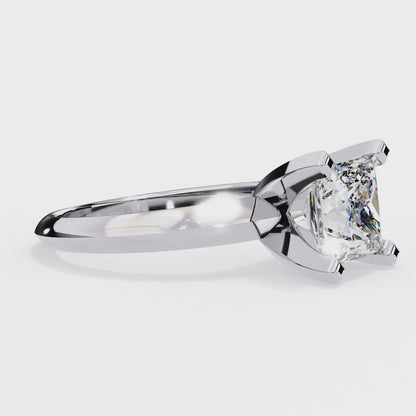 Princess Diamond Solitaire Engagement Ring