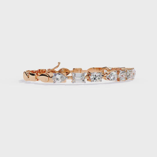 Rose Gold / Moissanite, Rose Gold / Lab Grown