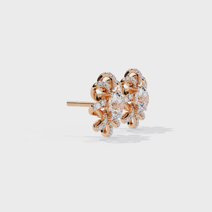 Rose Gold / Moissanite, Rose Gold / Lab Grown