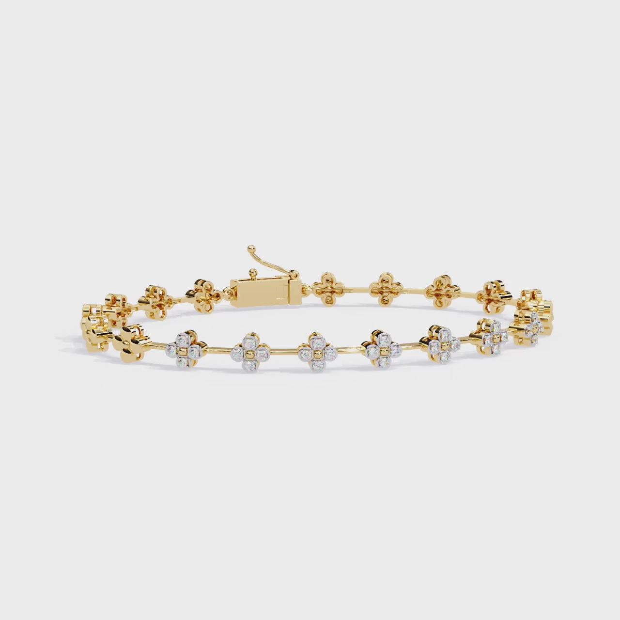 Yellow Gold / Moissanite, Yellow Gold / Lab Grown