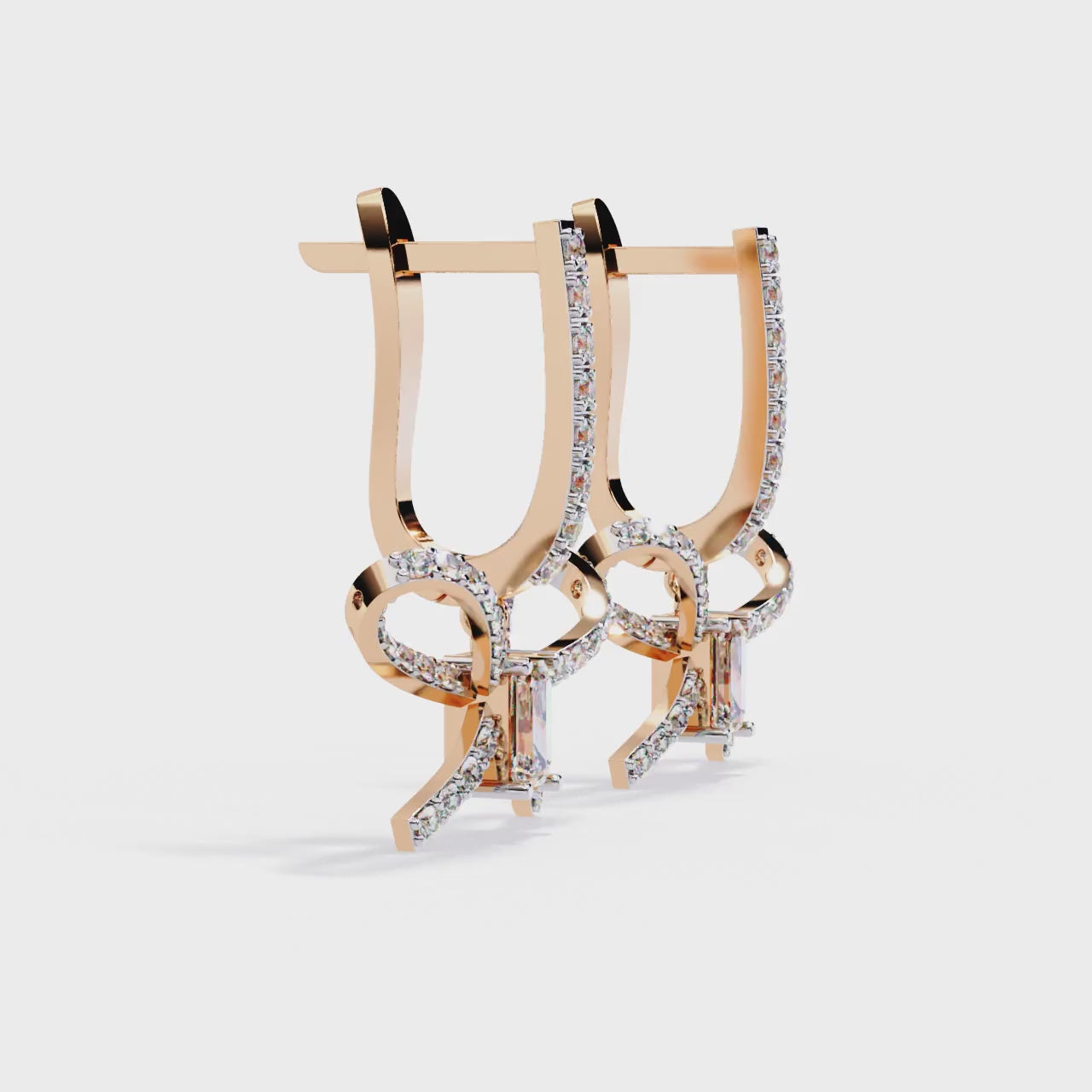 Rose Gold / Moissanite, Rose Gold / Lab Grown