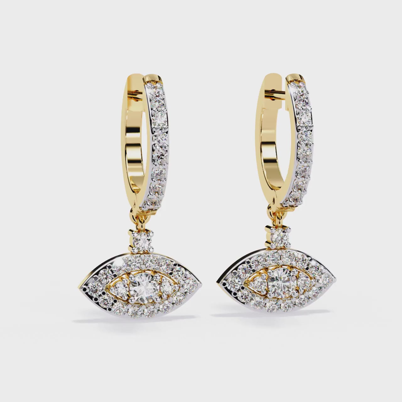 Yellow Gold / Moissanite, Yellow Gold / Lab Grown